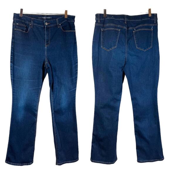 Chico’s Women’s Jeans Barely Boot Platinum High Rise Dark Wash Size 2 Short 12S - Picture 6 of 7